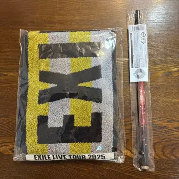 EXILE LIVE TOUR 2025 타월과 플래그