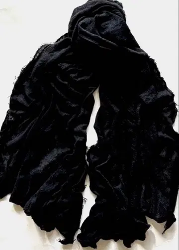 미사용품 대형 캐시미어 스톨 (고급 캐시미어 빗질 가공)