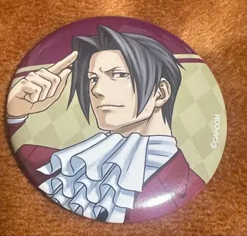 CAPCOM 캡 복권 역전재판 나루호도 류이치 미츠루기 레이지 캔뱃지