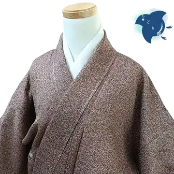 C21 치도리야 호테이야 오아츠라에 기모노 코몬 브라운