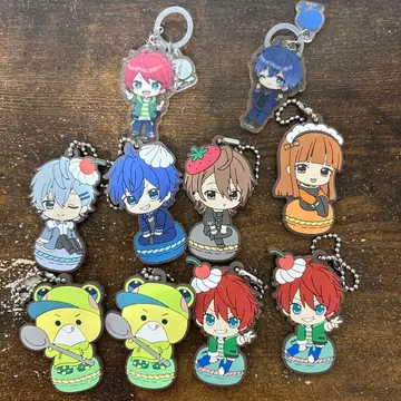 컬러풀 피치 마카롱 키링, 표식 키링