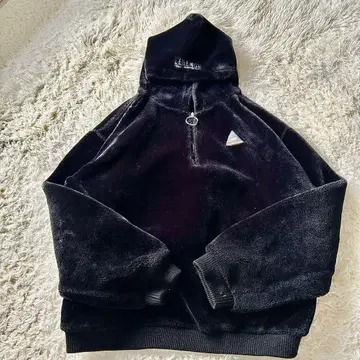 LEGENDA 레전드 보아 블루종 후드티 하프 지퍼 방한 K-스타일