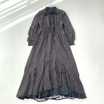 아푸와이저 리셰 밑단 레이어드 도트 원피스