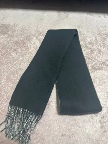 블랙 울 머플러 59cm