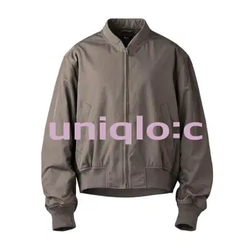 자켓 유니클로 UNIQLO C 봄버 자켓 MA-1 S 올리브