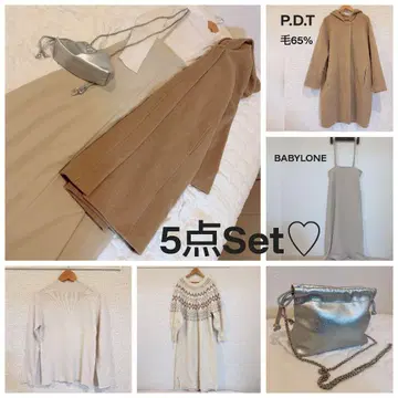 깔끔하고 러블리한 여성 코디 5종 세트 묶음 판매