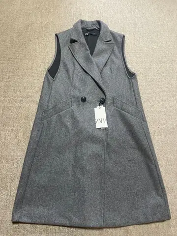 새상품 ZARA 그레이 베스트 L