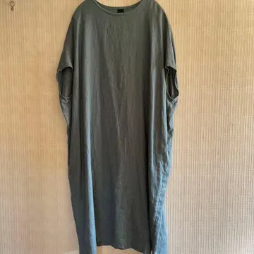 TRAVAILMANVEL 트라바이유 마뉴엘 블루 반팔 원피스