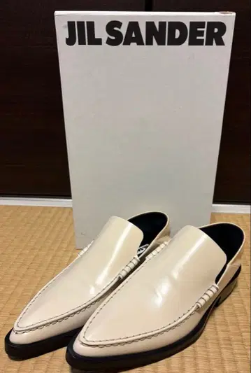 [ 미사용 새상품 ] JIL SANDER 스틸레토 모카신