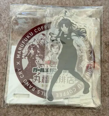 마루후쿠 커피점 걸즈 밴드 크라이 야스와 스바루 아크릴 스탠드 코스터