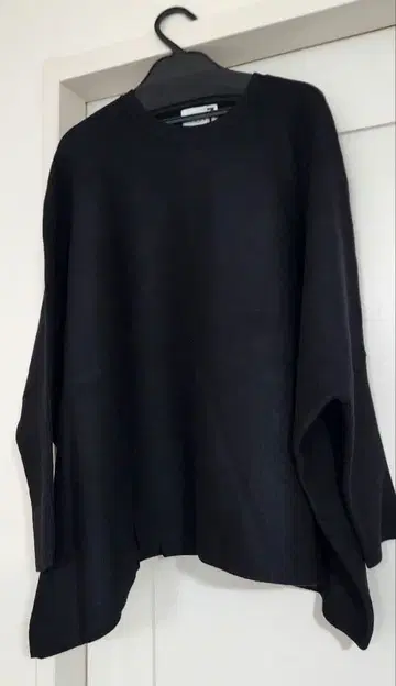 야마다야 스르7 블랙 긴팔 돌먼 소매 니트 스웨터 새상품 15400엔