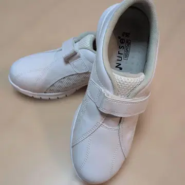 Nurse 화이트 간호사 신발 25.0 양말 3족 포함