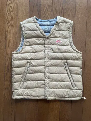 단톤 34 사이즈 다운 베스트 베이지