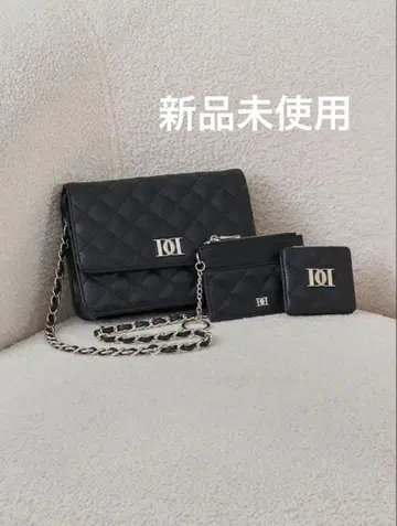 다리치 DD 로고 퀼팅 트래블 세트 BLK 블랙