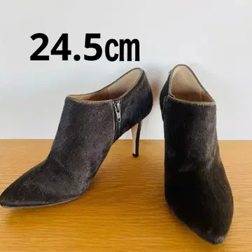 [새상품급] ESTNATION 에스트네이션 다크 브라운 퍼 부티