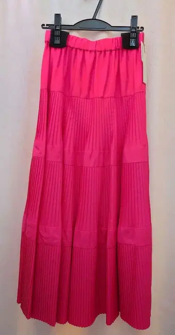 huitieme mid 유이팀 / 핑크 플리츠 롱 스커트