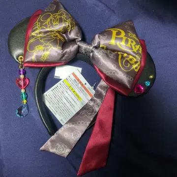 디즈니 파이레츠 미니 리본 머리띠