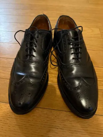 앨런 에드먼즈 윙팁 비즈니스 슈즈 블랙 26cm