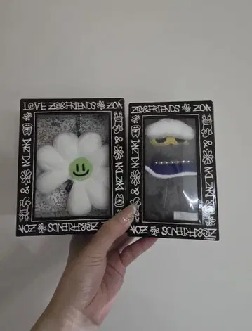 ZO&FRIENDS 팝업 키링 2종 세트 미개봉 새상품