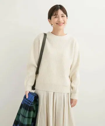 어반 리서치 도어스 몽골리안 울 크루넥 니트