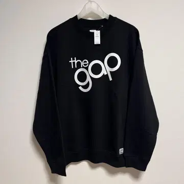 [ 미사용 택 포함 GAP 맨투맨 ] 새상품/갭/트레이닝복/블랙/속기모