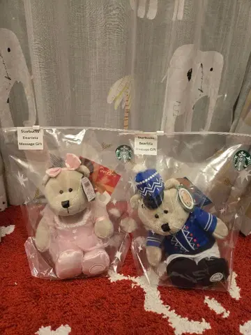 스타벅스 베어리스타 호두까기 너트 크래커 페어