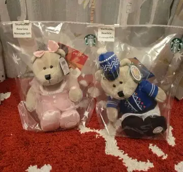 스타벅스 베어리스타 호두까기 너트 크래커 페어