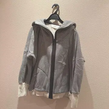 AVIE 그레이 후드티