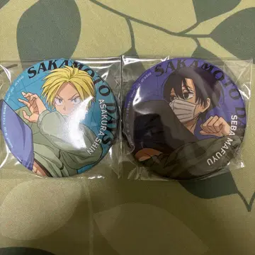 SAKAMOTO DAYS 남코 캔뱃지 아사쿠라 신 세바 마후유