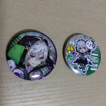 니지산지 BuddyModeType 랜덤 홀로그램 캔뱃지 무라쿠모 카게츠