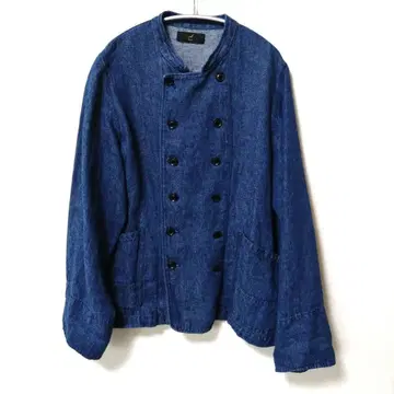 [ 최종 가격 인하 ] 이치앤티크스 린넨 데님 파티시에 자켓
