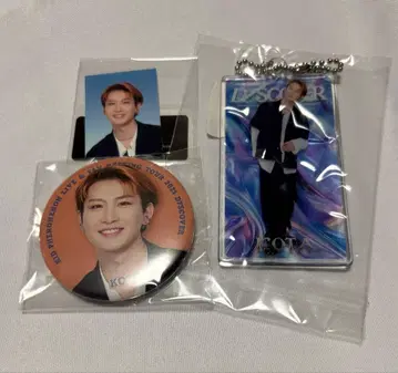 야마모토 코타 스티커, 캔뱃지, 클리어 참 세트