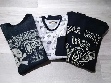 [ 묶음 판매 ] WEST RIDE 바이커풍 T셔츠 자켓