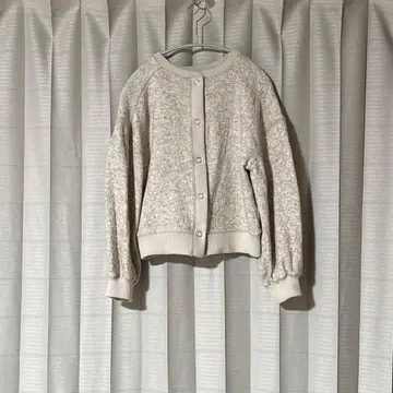 어반 리서치 도어스 크롭 블루종 베이지