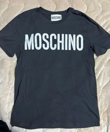 MOSCHINO COUTURE 블랙 T셔츠