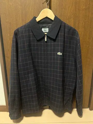 구제 의류 LACOSTE 체크 자켓