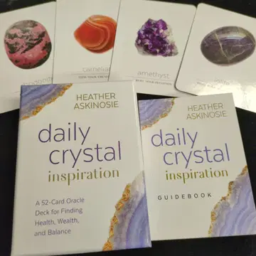 데일리 크리스탈 영감 카드 일본어판 설명서 포함