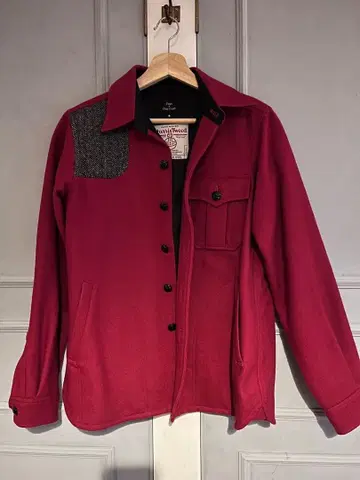 Harris Tweed 울 셔츠 S 사이즈