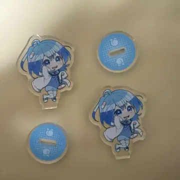 컬러풀 피치 룸쉐어 아크릴 스탠드 루나 아크릴 스탠드 아크릴 스탠드 2개