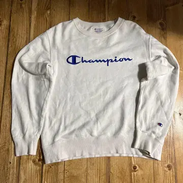 Champion 화이트 맨투맨 L 사이즈