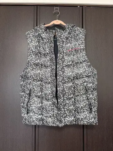 ARMANI EXCHANGE 다운 베스트 후드 부착