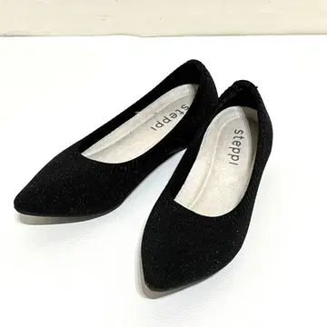 시착만 한 상품 새상품급 steppi 글리터 포인트 플랫슈즈 펌프스 블랙