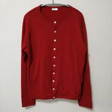 ORCIVAL 레드 버튼 가디건 사이즈 1