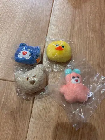 가격 인하 중 mojojojo 가챠가챠 키링 4개 세트