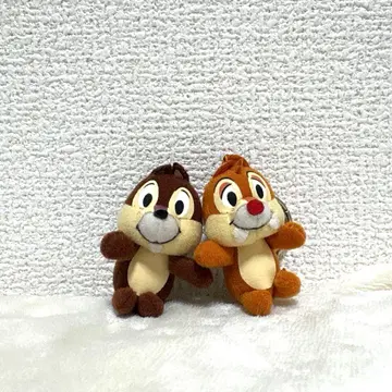 칩과 데일 봉제 인형 키링 디즈니