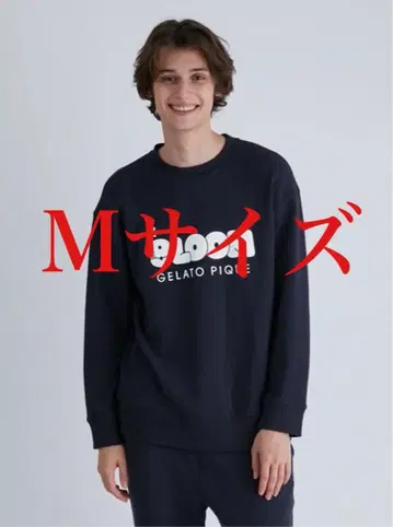 [젤라또피케] 8LOOM 로고 쭈리 풀오버 M