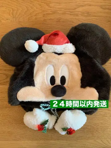 택 포함 새상품 미키 크리스마스 팬캡 디즈니 2025