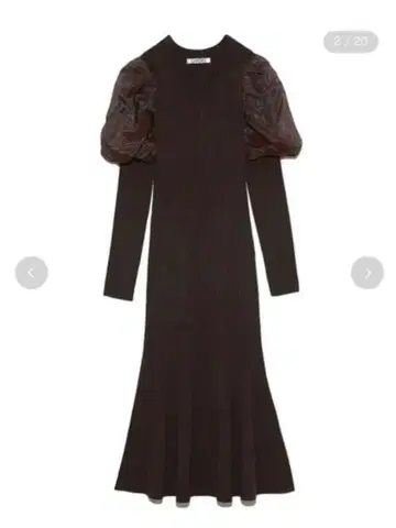 snidel 도킹 머메이드 원피스