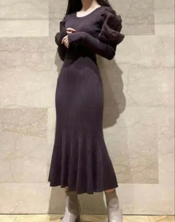 snidel 도킹 머메이드 원피스