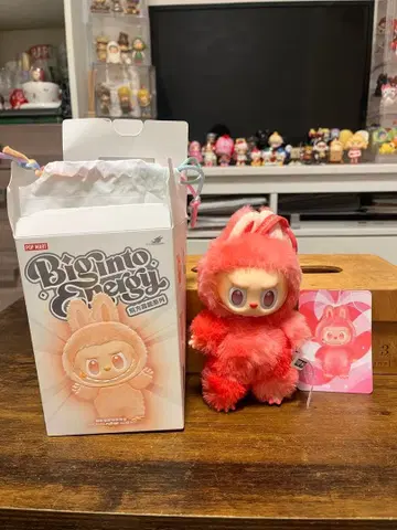 러브브 POP MART 버니 에너지 LOVE 빨간색